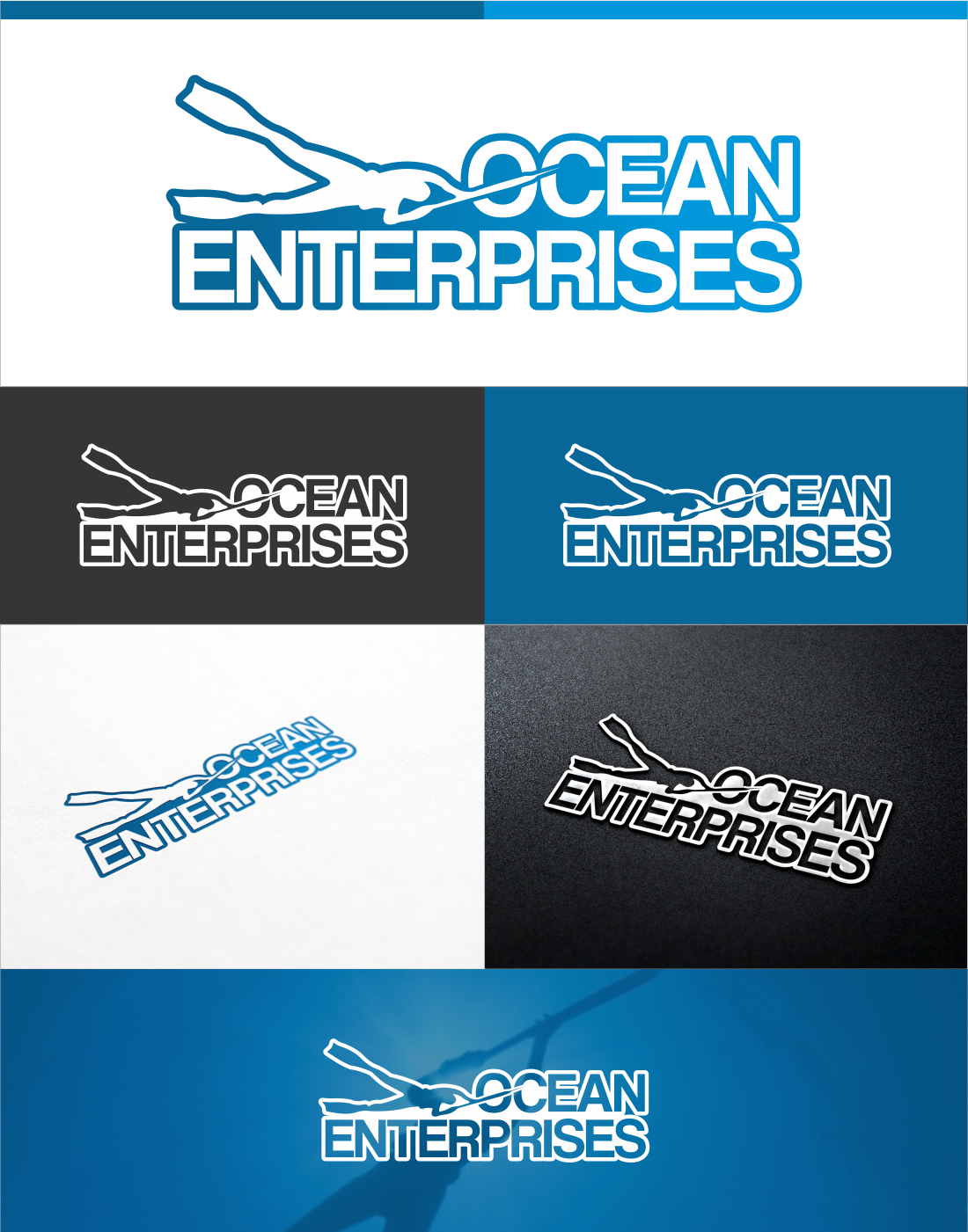 Logo Design by DG for Ocean enterprises | Design #10657132