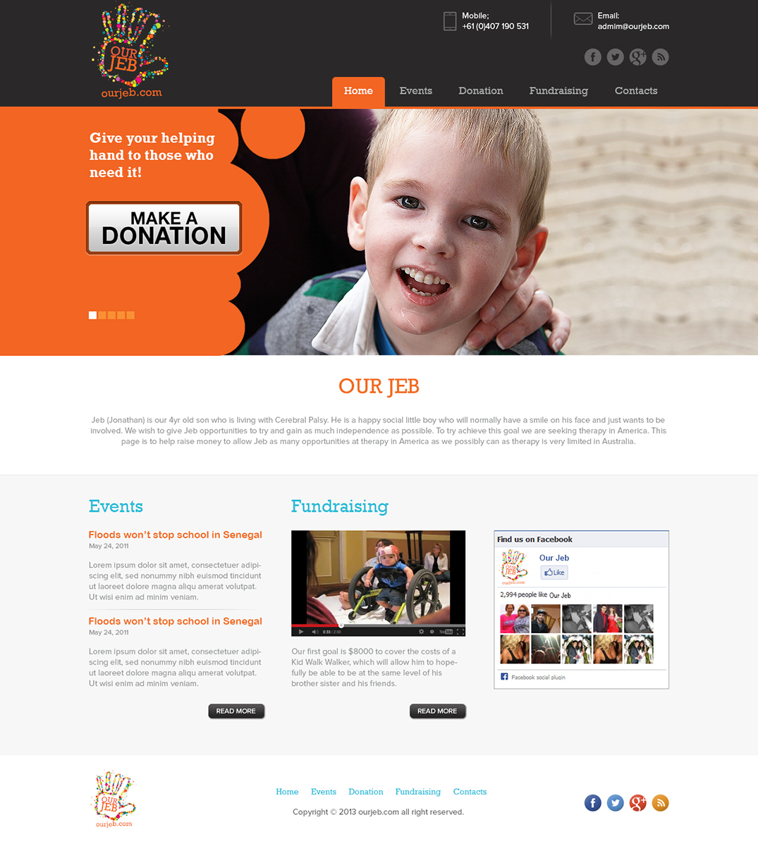 Web Design by Mayank Patel for this project | Design #2258463
