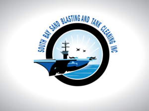 Logo Design by Wonderful design for South Bay Sand Blasting and Tank Cleaning, Inc. | Design #10668057