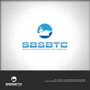 Logo Design by mvillamin for South Bay Sand Blasting and Tank Cleaning, Inc. | Design: #10751536