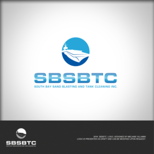 Design de Logo par mvillamin pour South Bay Sand Blasting and Tank Cleaning, Inc. | Design : #10927217