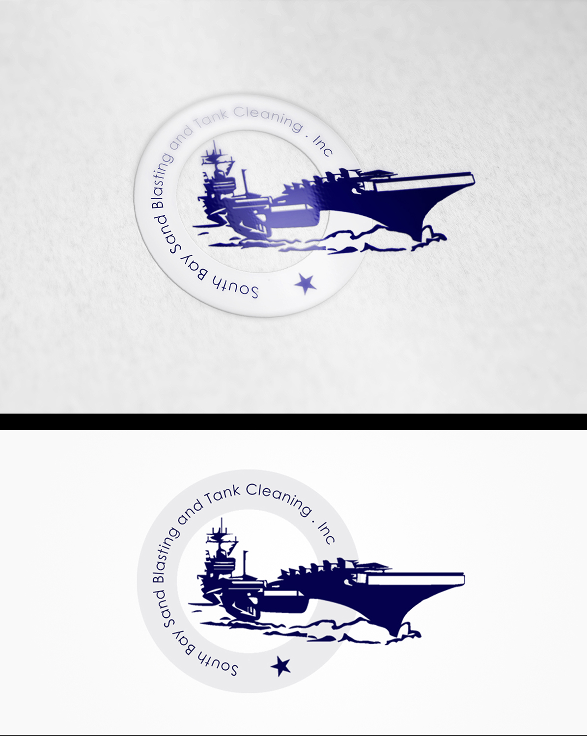 Design de Logo par chirond pour South Bay Sand Blasting and Tank Cleaning, Inc. | Design #10734318
