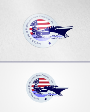 Logo Design by chirond for South Bay Sand Blasting and Tank Cleaning, Inc. | Design: #10747292