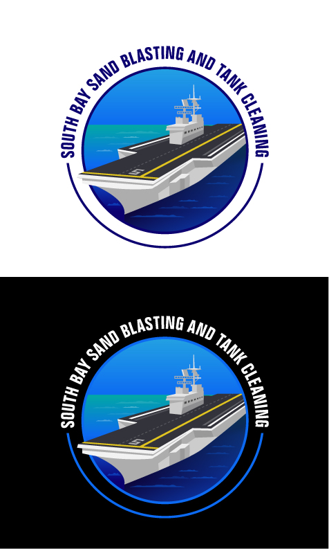 Logo-Design von somani für South Bay Sand Blasting and Tank Cleaning, Inc. | Design #10747147