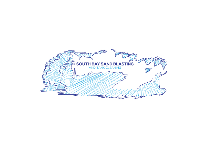 Logo Design by zidne for South Bay Sand Blasting and Tank Cleaning, Inc. | Design #10730551