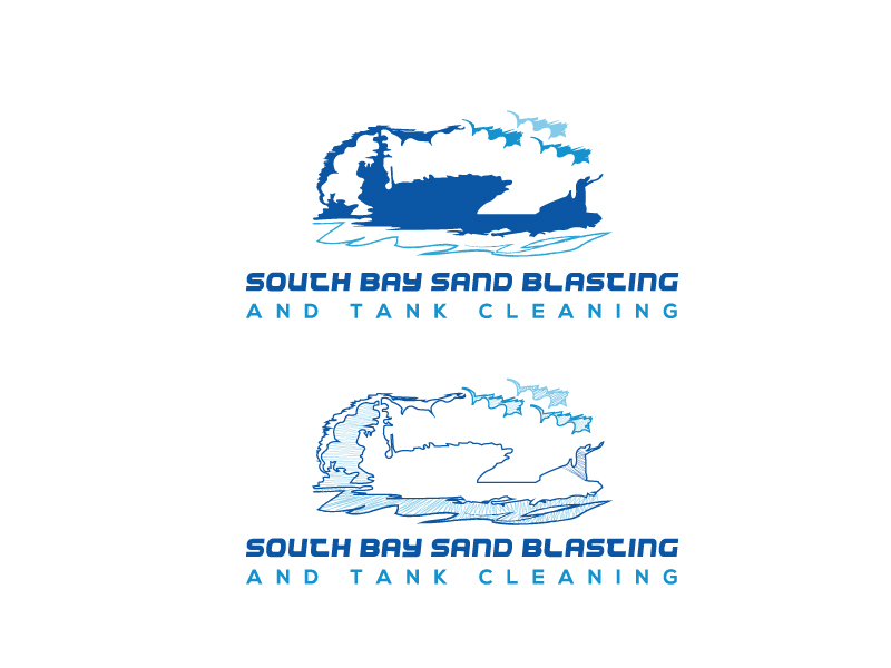 Design de Logo par zidne pour South Bay Sand Blasting and Tank Cleaning, Inc. | Design #10731415