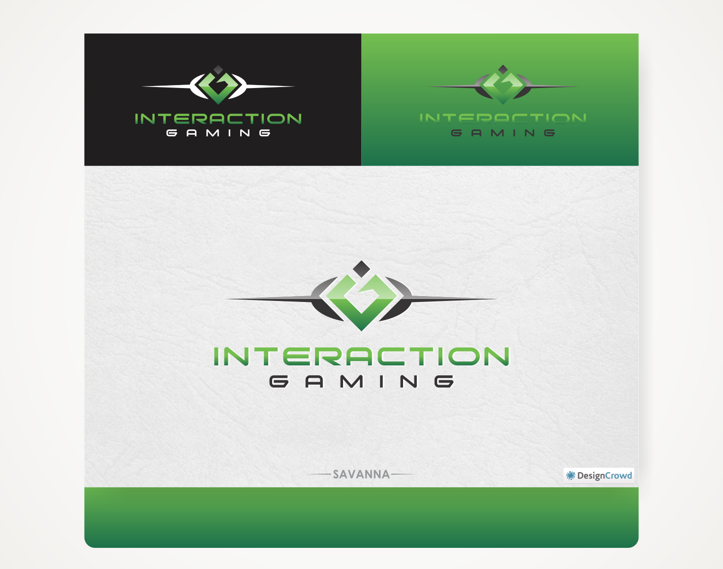 Logo Design by Savana for Interaction Gaming | Design #10589210