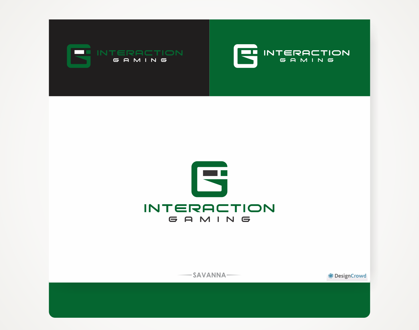 Logo Design by Savana for Interaction Gaming | Design #10601938