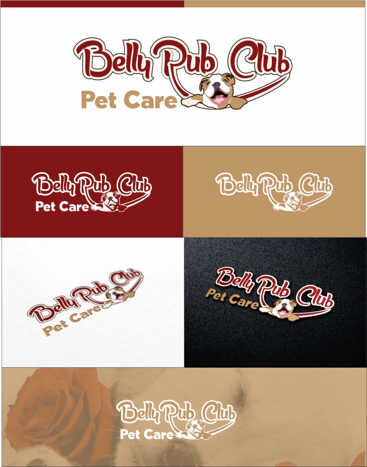 Logo-Design von DG für Belly Rub Club | Design #10604458