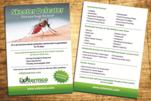 Design Publicitaire par JustRightHere pour Extermco Pest Control | Design : #10616502