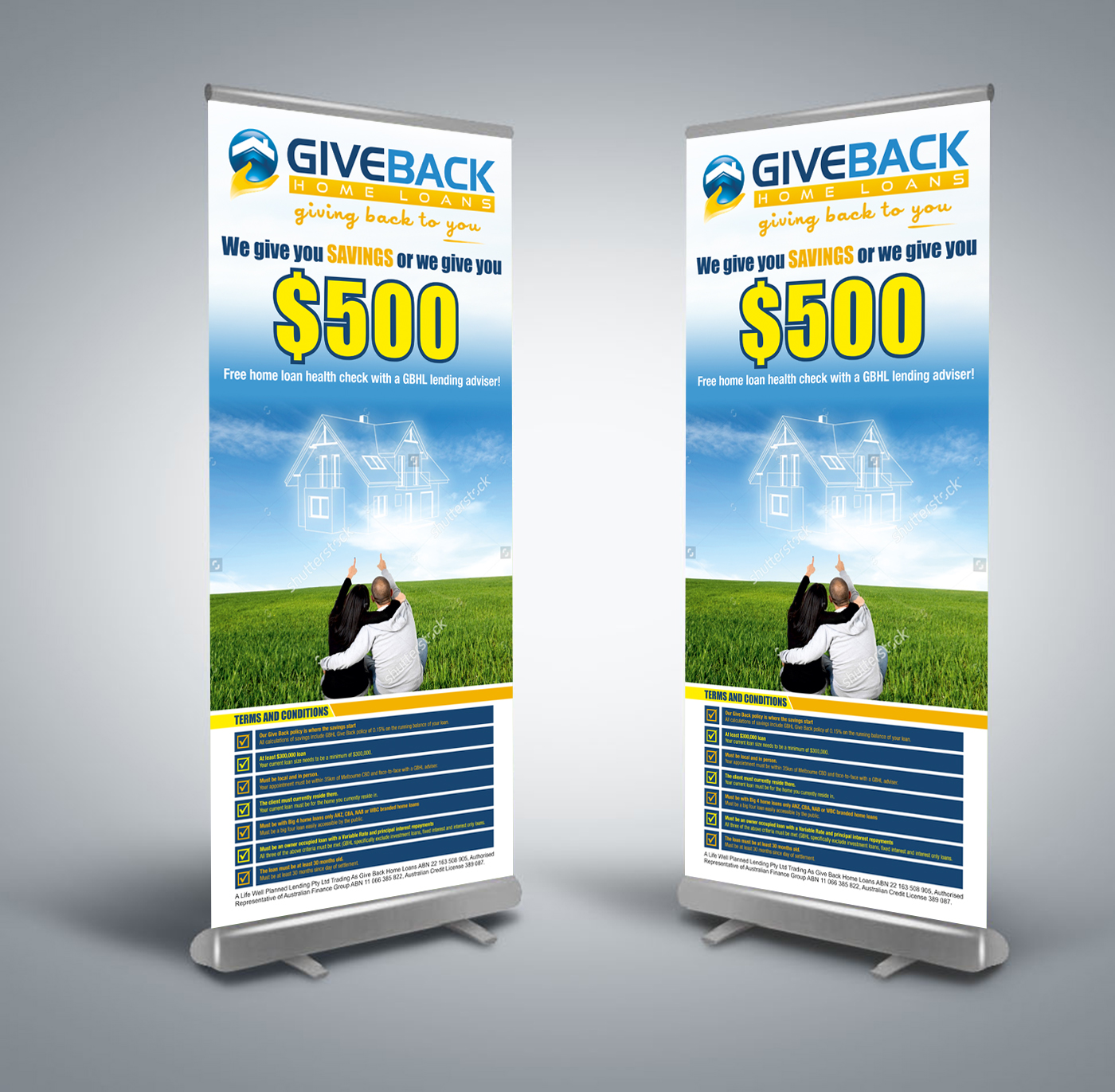 Diseño de Señalética por ALSADESIGN para Give Back Home Loans | Diseño #10683699
