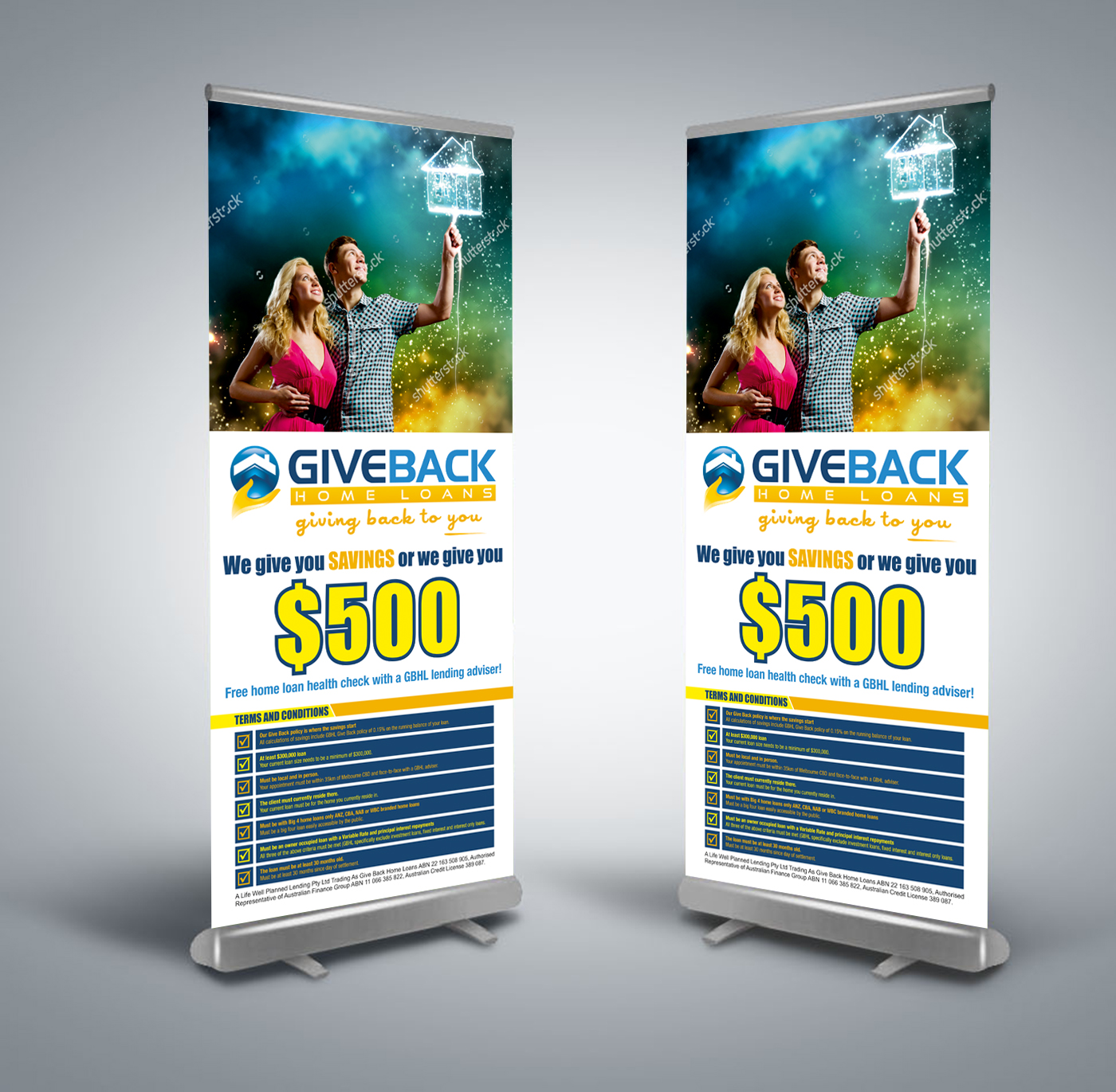 Diseño de Señalética por ALSADESIGN para Give Back Home Loans | Diseño #10683704