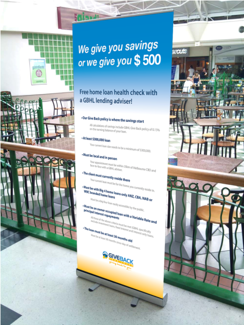 Signage Design by Pangestu for Give Back Home Loans | Design #10593481