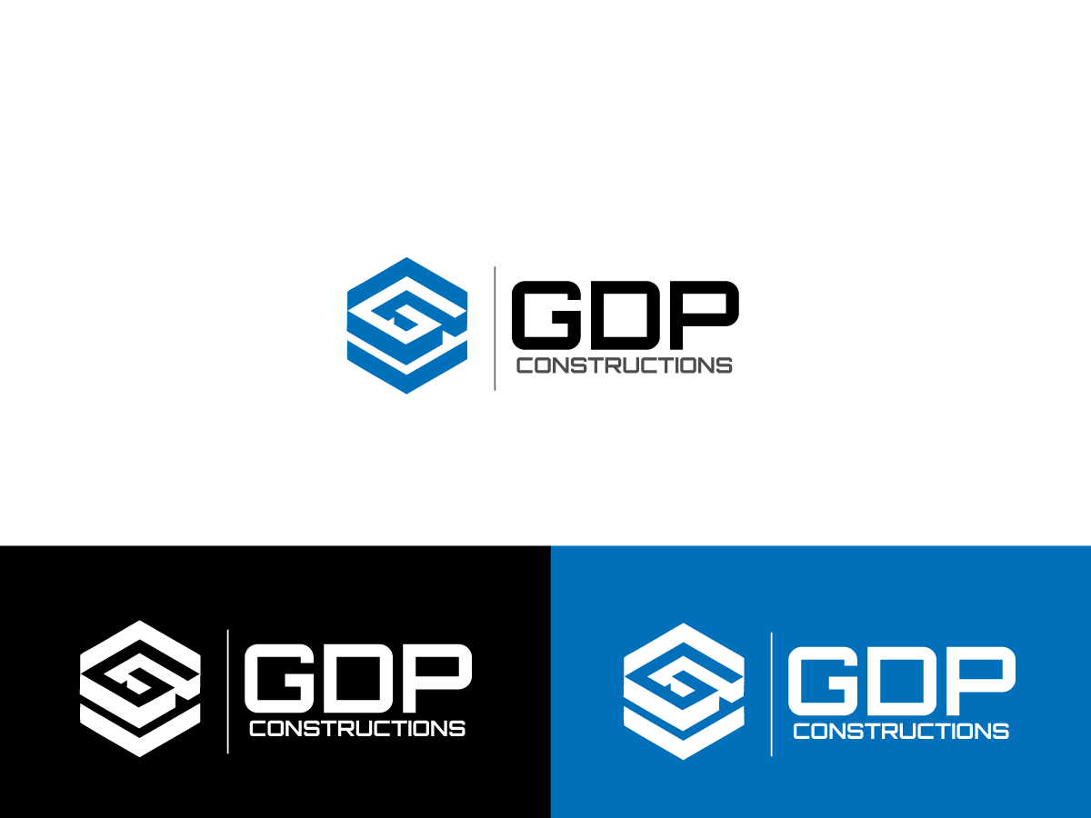 Logo-Design von Anyl Thapa für GDP Constructions | Design #10620502