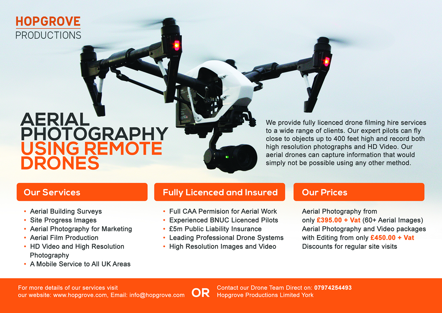 Flyer Design by ColorDrops for Hopgrove Productions | Design #10610345