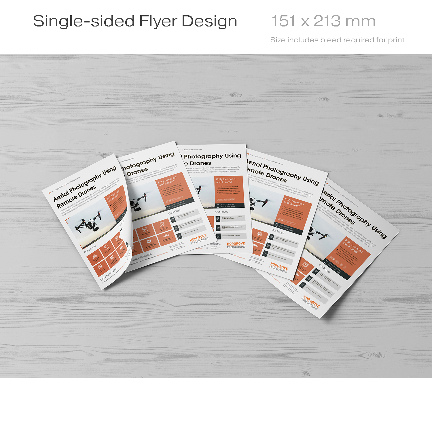 Flyer Design by Siltan for Hopgrove Productions | Design #10617457