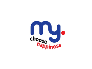 My.  Taglines either:  Happiness. Mine. Yours. Ours.  or  Balance. Happiness. Growth. Progress. | Logo Design by Unkei