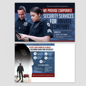 Postcard Design by Kishaloy_D for Public Safety Institute | Design: #10845562