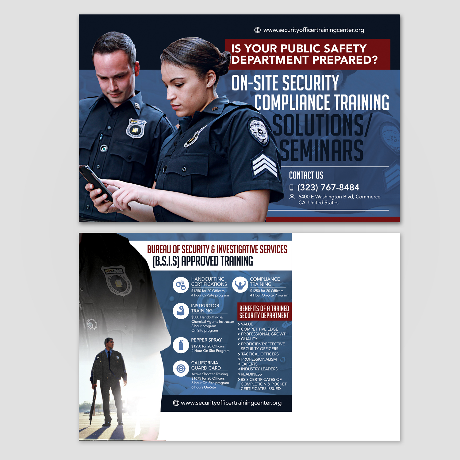 Postcard Design by Kishaloy_D for Public Safety Institute | Design #10859054