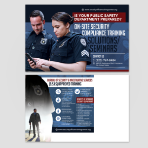 Postcard Design by Kishaloy_D for Public Safety Institute | Design: #10859054