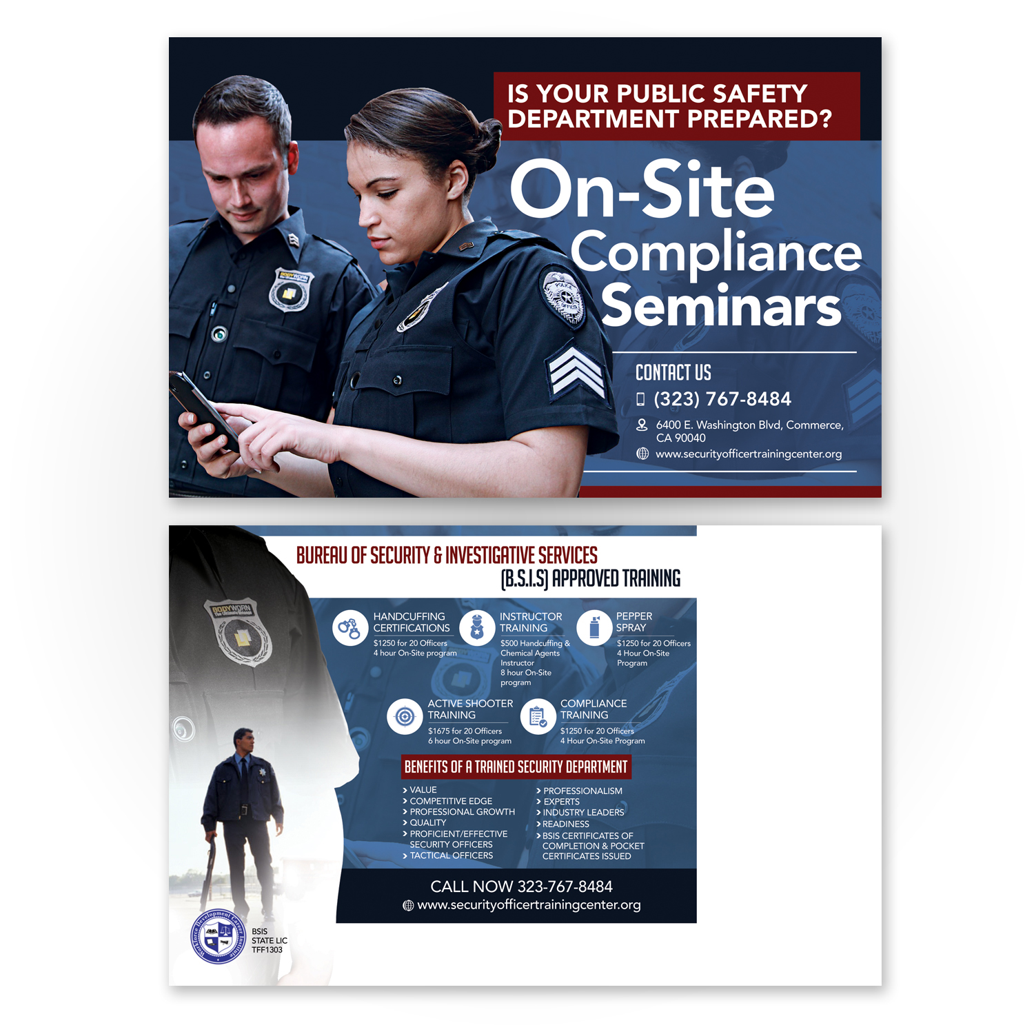 Postcard Design by Kishaloy_D for Public Safety Institute | Design #10876183