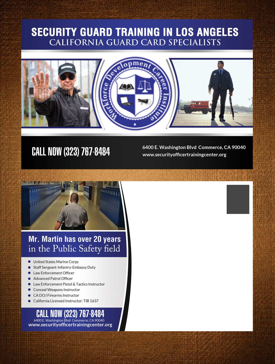 Postcard Design by creative.bugs for Public Safety Institute | Design #10681745