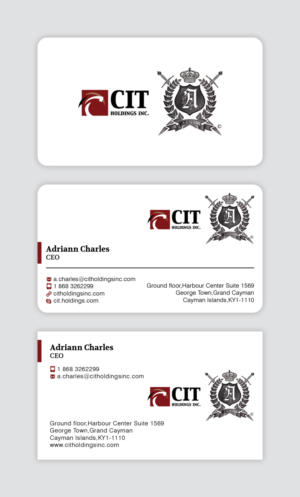 Business Card Design by MIND for CIT Holdings Inc. | Design: #10670014