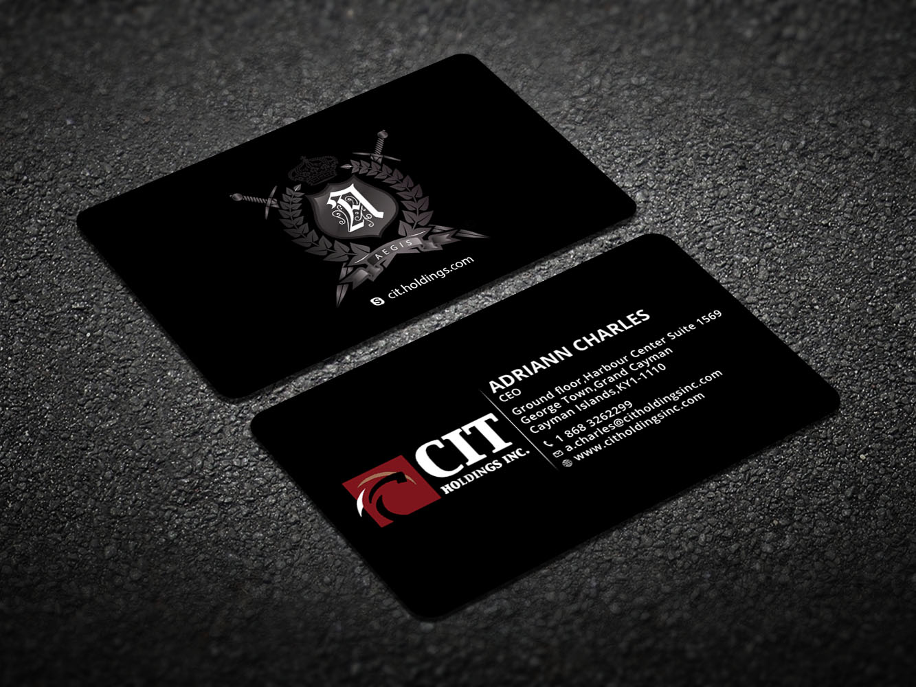 Business Card Design by Verified artistry for CIT Holdings Inc. | Design #10624531