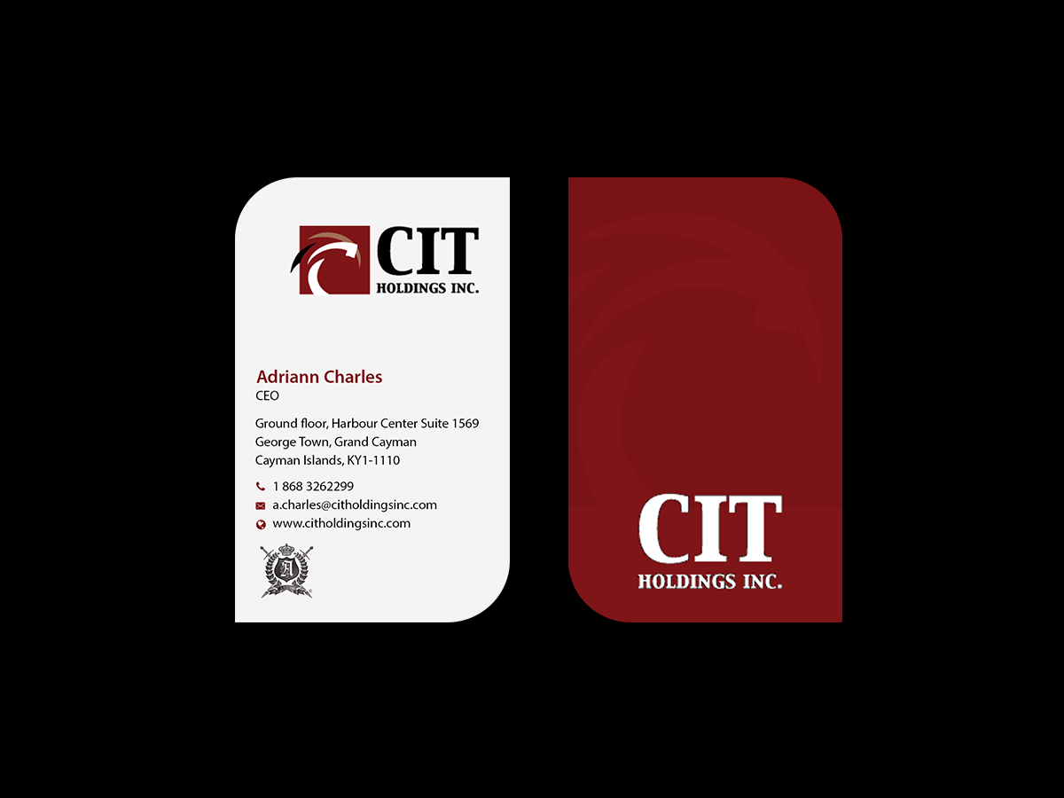 Design de Carte de Visite par Creations Box 2015 pour CIT Holdings Inc. | Design #10613220
