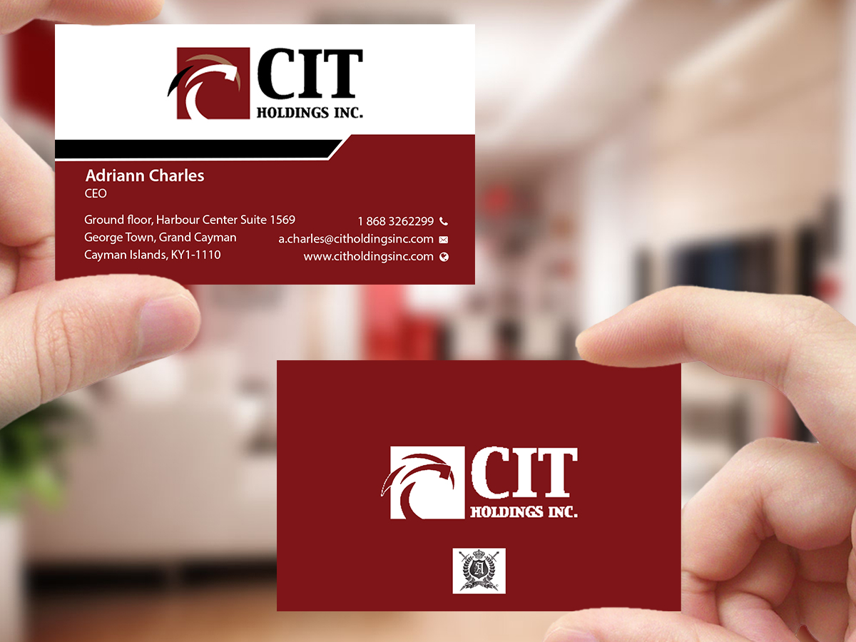 Design de Carte de Visite par Creations Box 2015 pour CIT Holdings Inc. | Design #10613225
