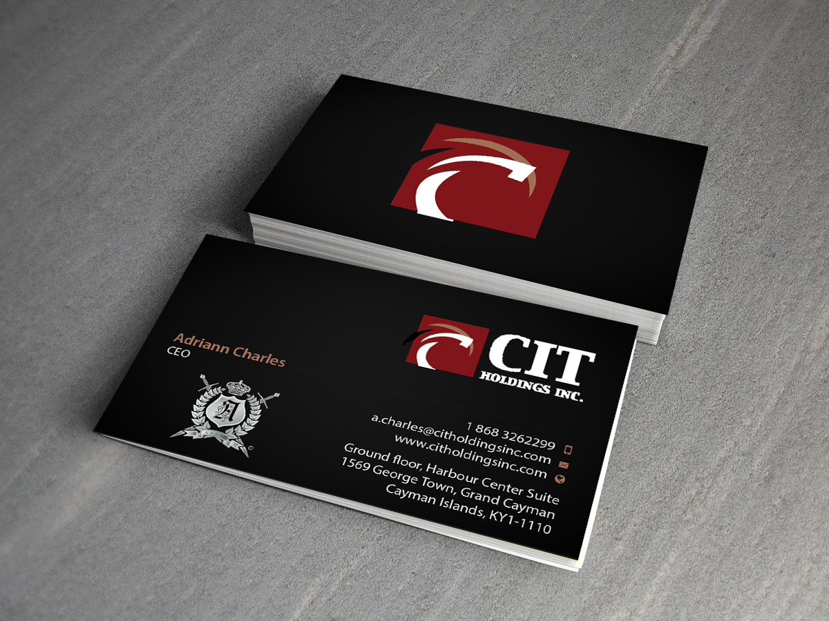 Design de Carte de Visite par Creations Box 2015 pour CIT Holdings Inc. | Design #10613230
