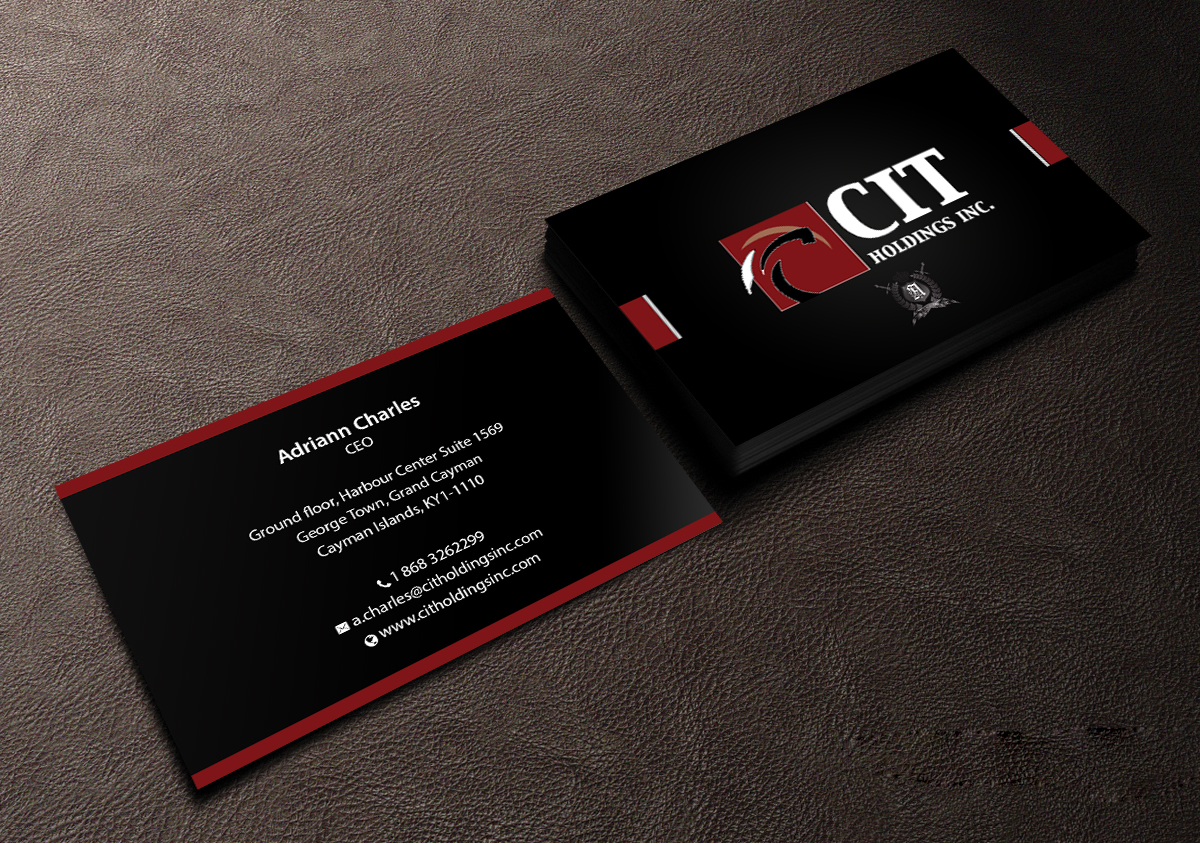 Business Card Design by Creations Box 2015 for CIT Holdings Inc. | Design #10613236