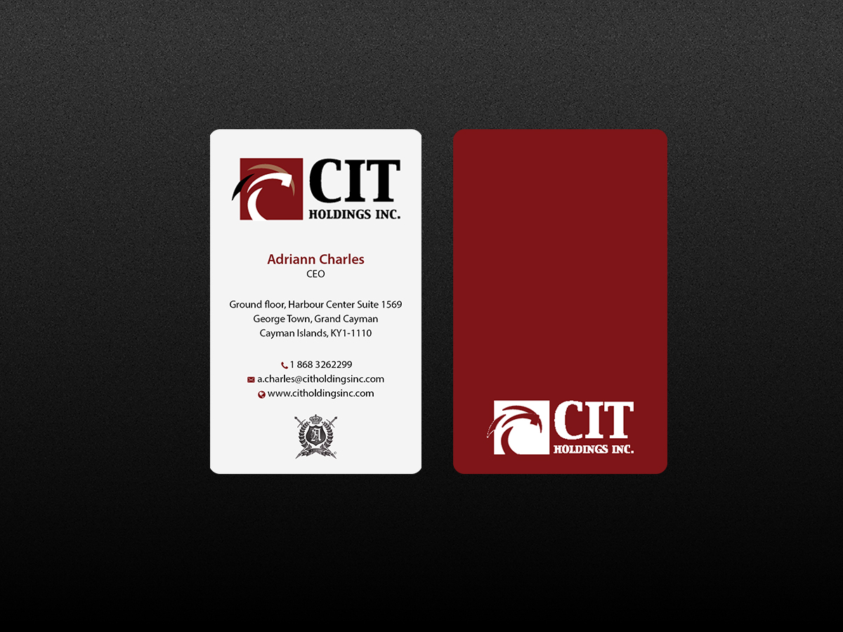 Design de Carte de Visite par Creations Box 2015 pour CIT Holdings Inc. | Design #10613237