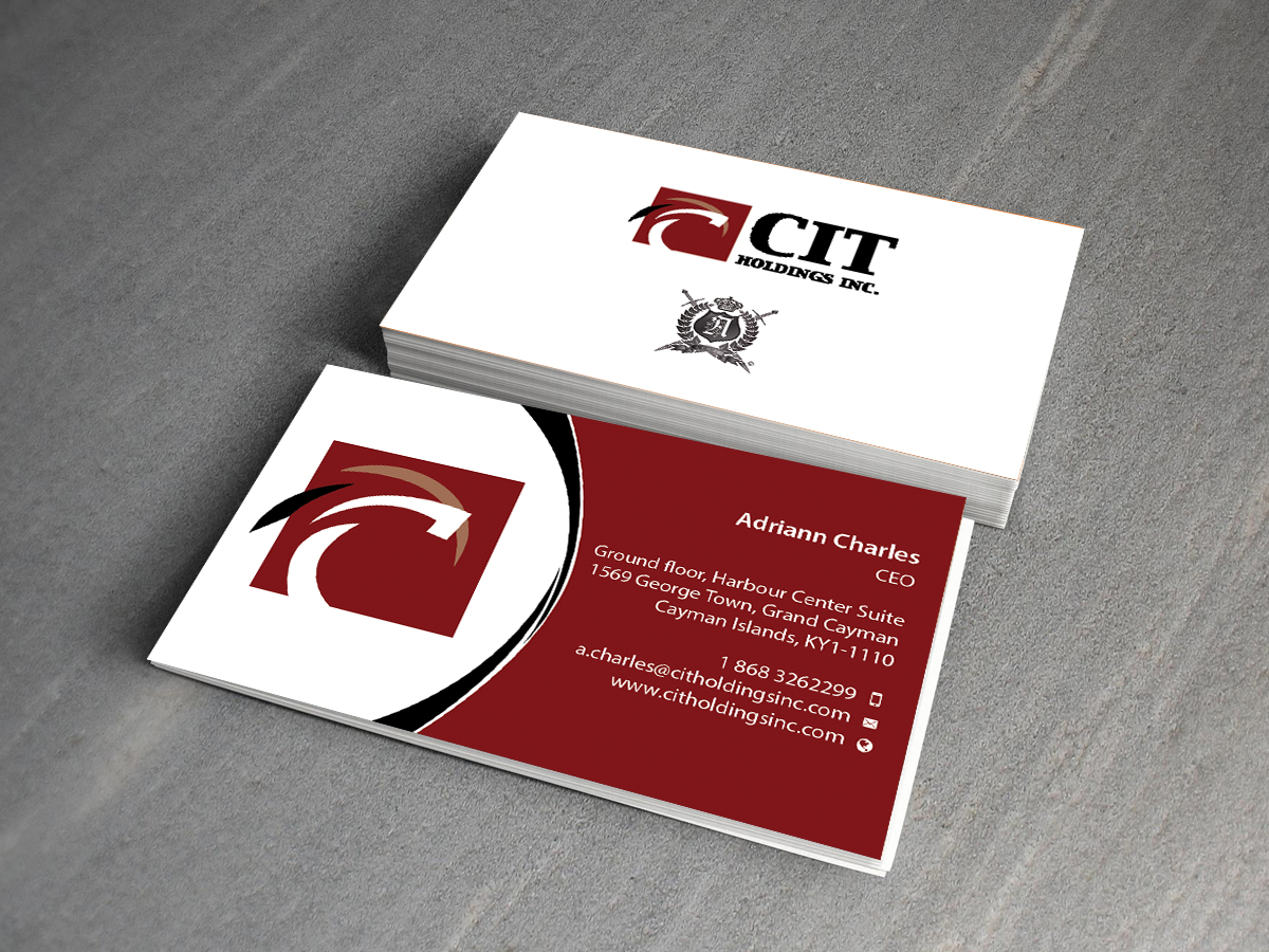 Design de Carte de Visite par Creations Box 2015 pour CIT Holdings Inc. | Design #10613246