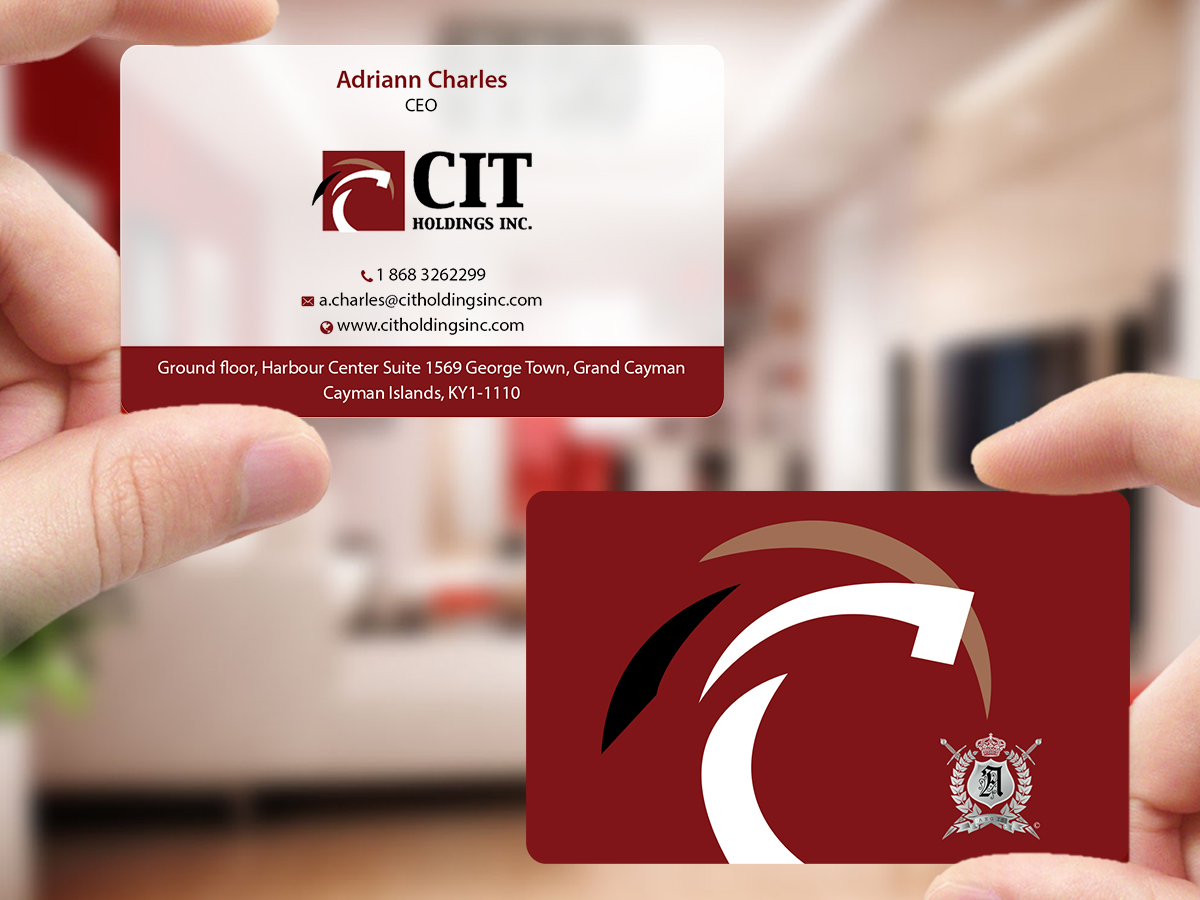Design de Carte de Visite par Creations Box 2015 pour CIT Holdings Inc. | Design #10666213