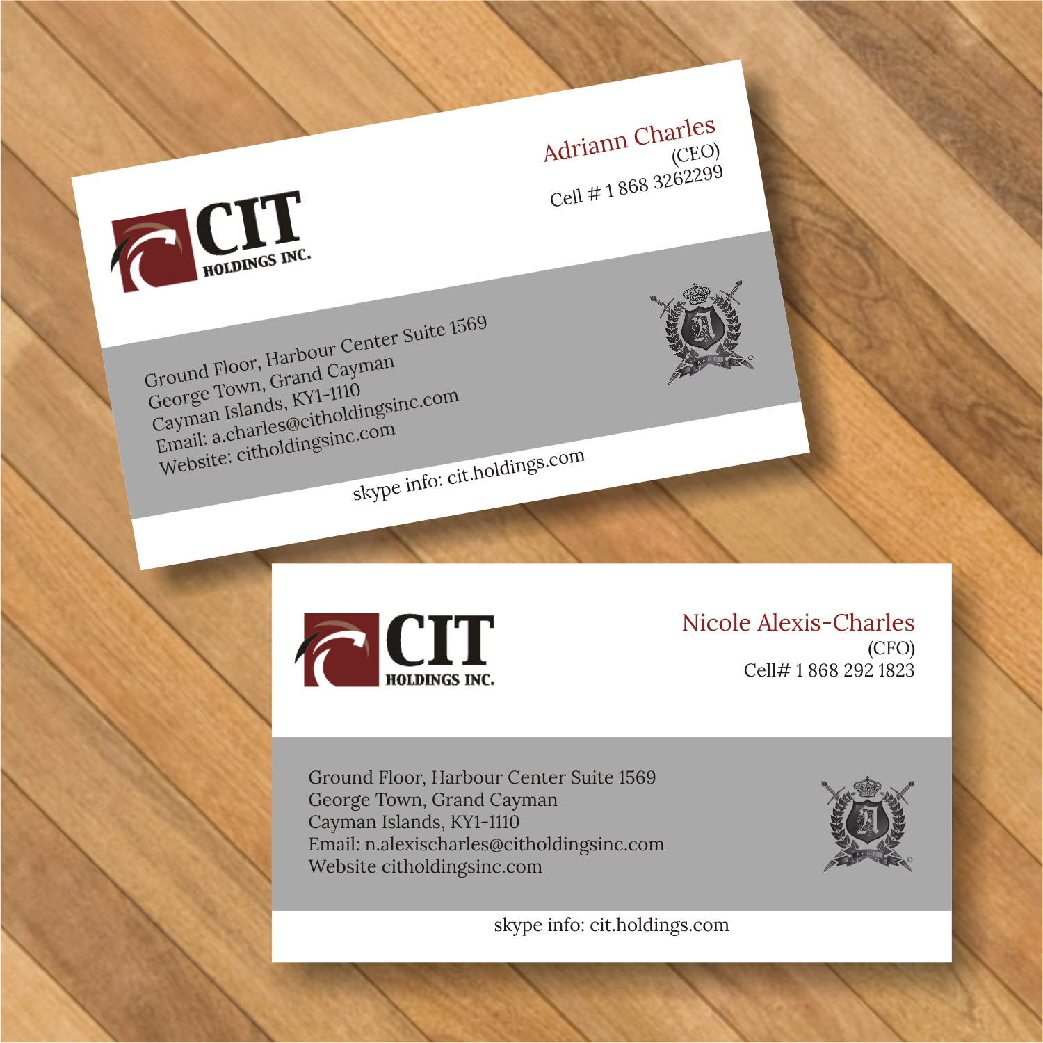 Design de Carte de Visite par rhalder4 pour CIT Holdings Inc. | Design #10620560