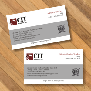 Business Card Design by rhalder4 for CIT Holdings Inc. | Design: #10620560