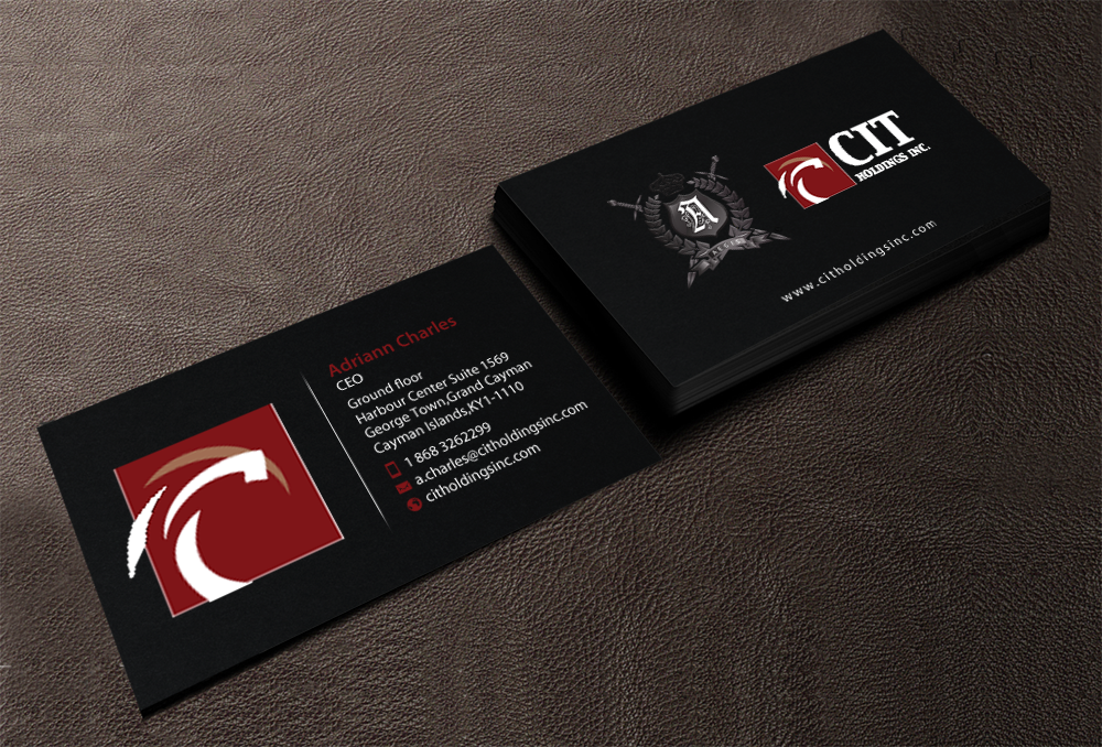Design de Carte de Visite par chandrayaan.creative pour CIT Holdings Inc. | Design #10600440