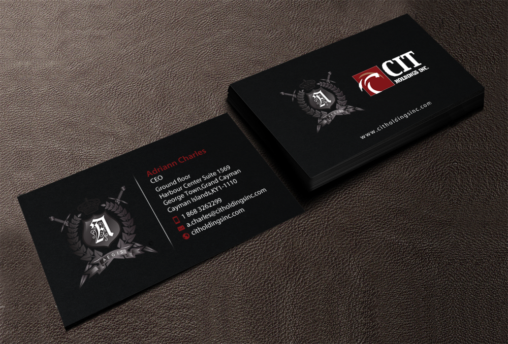 Design de Carte de Visite par chandrayaan.creative pour CIT Holdings Inc. | Design #10600520