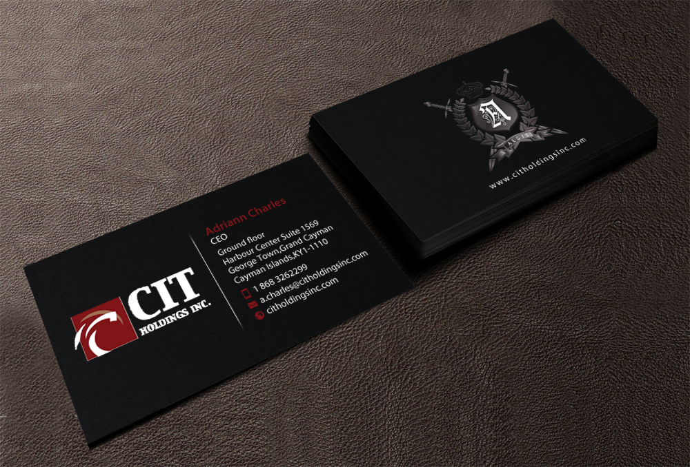 Design de Carte de Visite par chandrayaan.creative pour CIT Holdings Inc. | Design #10600524