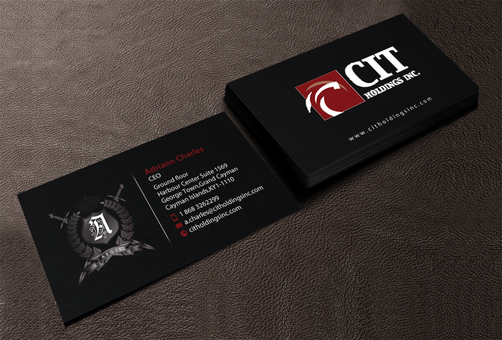 Design de Carte de Visite par chandrayaan.creative pour CIT Holdings Inc. | Design #10600529