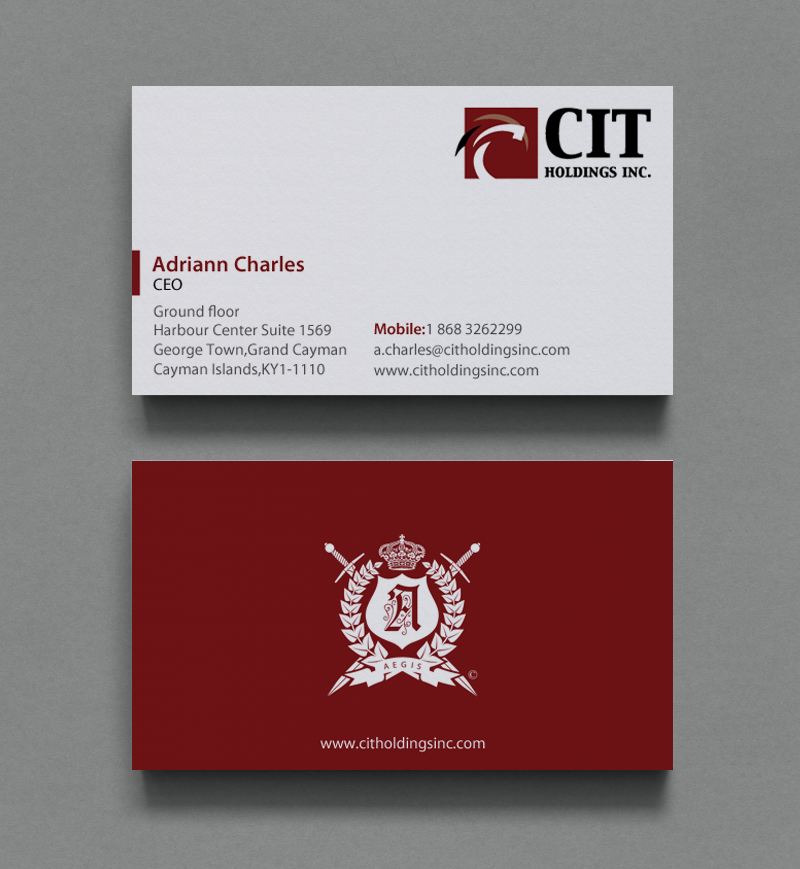 Business Card Design by chandrayaan.creative for CIT Holdings Inc. | Design #10607769