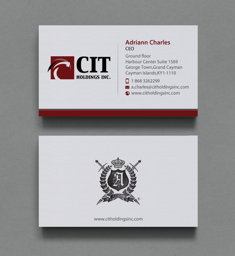 Business Card Design by chandrayaan.creative for CIT Holdings Inc. | Design #10607772