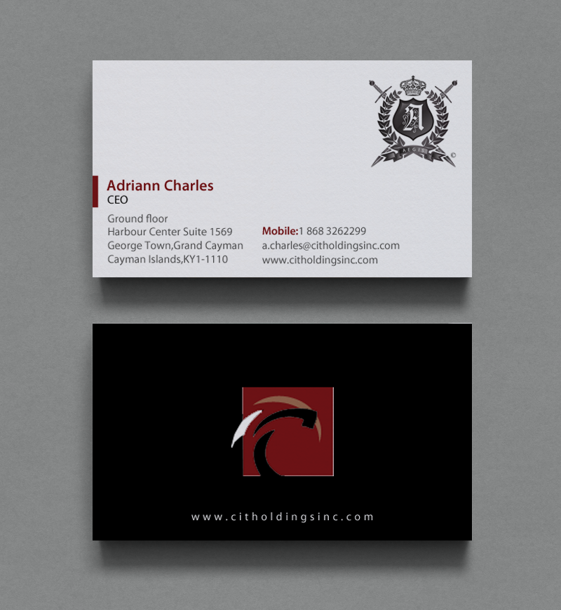 Business Card Design by chandrayaan.creative for CIT Holdings Inc. | Design #10607787