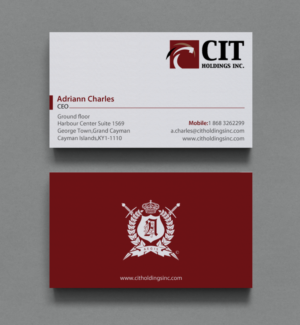 Business Card Design by chandrayaan.creative for CIT Holdings Inc. | Design: #10607789