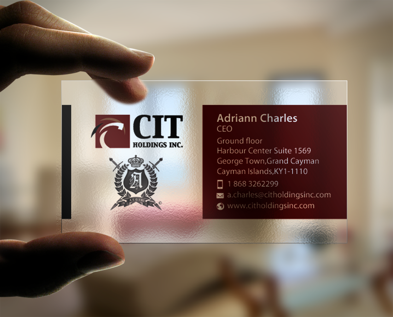 Business Card Design by chandrayaan.creative for CIT Holdings Inc. | Design #10607798