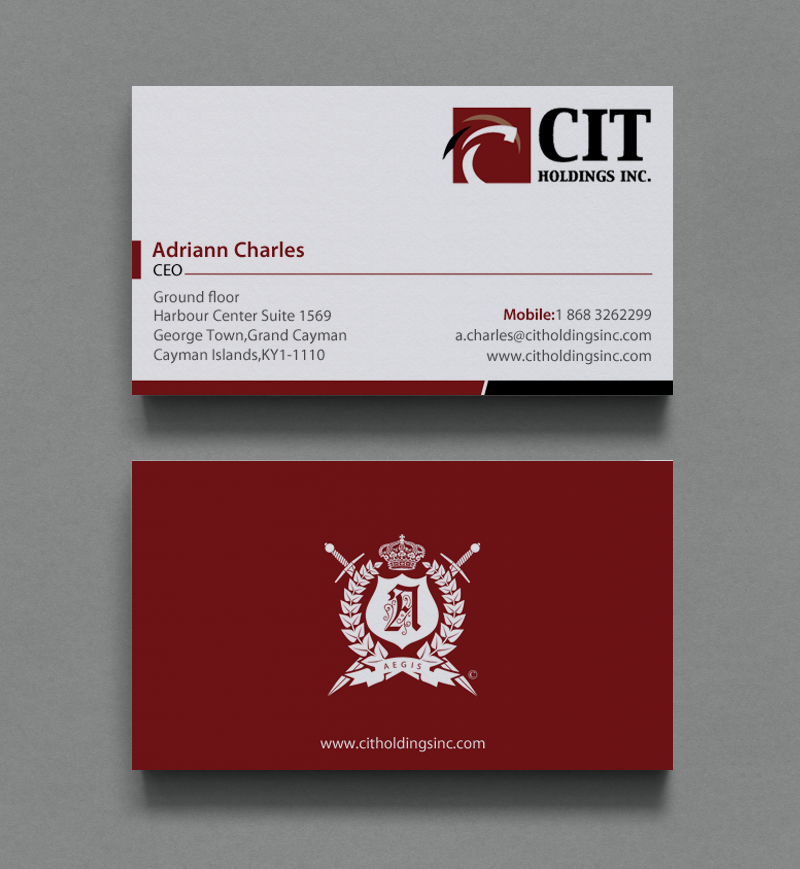 Business Card Design by chandrayaan.creative for CIT Holdings Inc. | Design #10607799