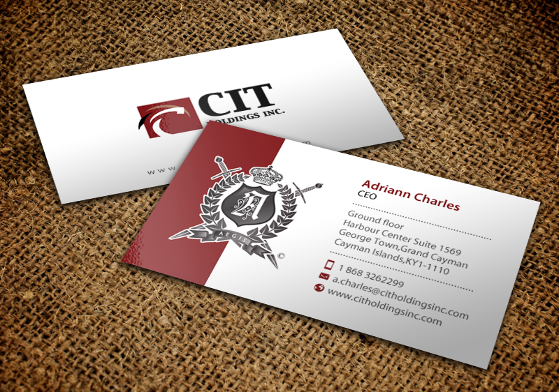 Design de Carte de Visite par chandrayaan.creative pour CIT Holdings Inc. | Design #10607800
