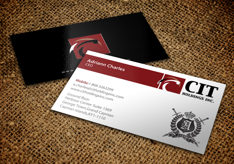 Design de Carte de Visite par chandrayaan.creative pour CIT Holdings Inc. | Design #10607806