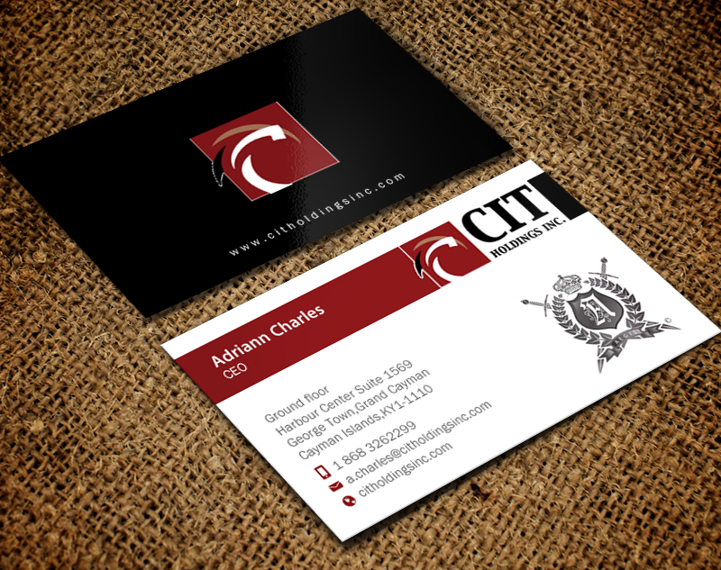 Design de Carte de Visite par chandrayaan.creative pour CIT Holdings Inc. | Design #10625882